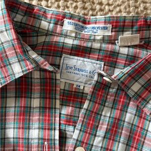Vintage Levi Strauss & Co. plaid shirt